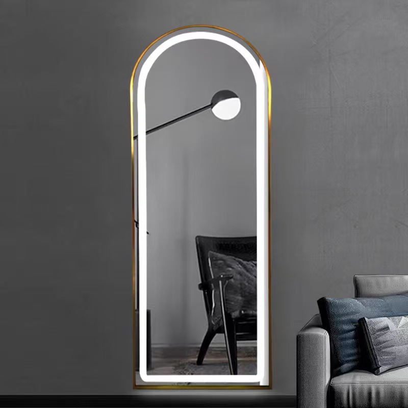 Home Barber - Full-length Mirror With Three-color LED Strip