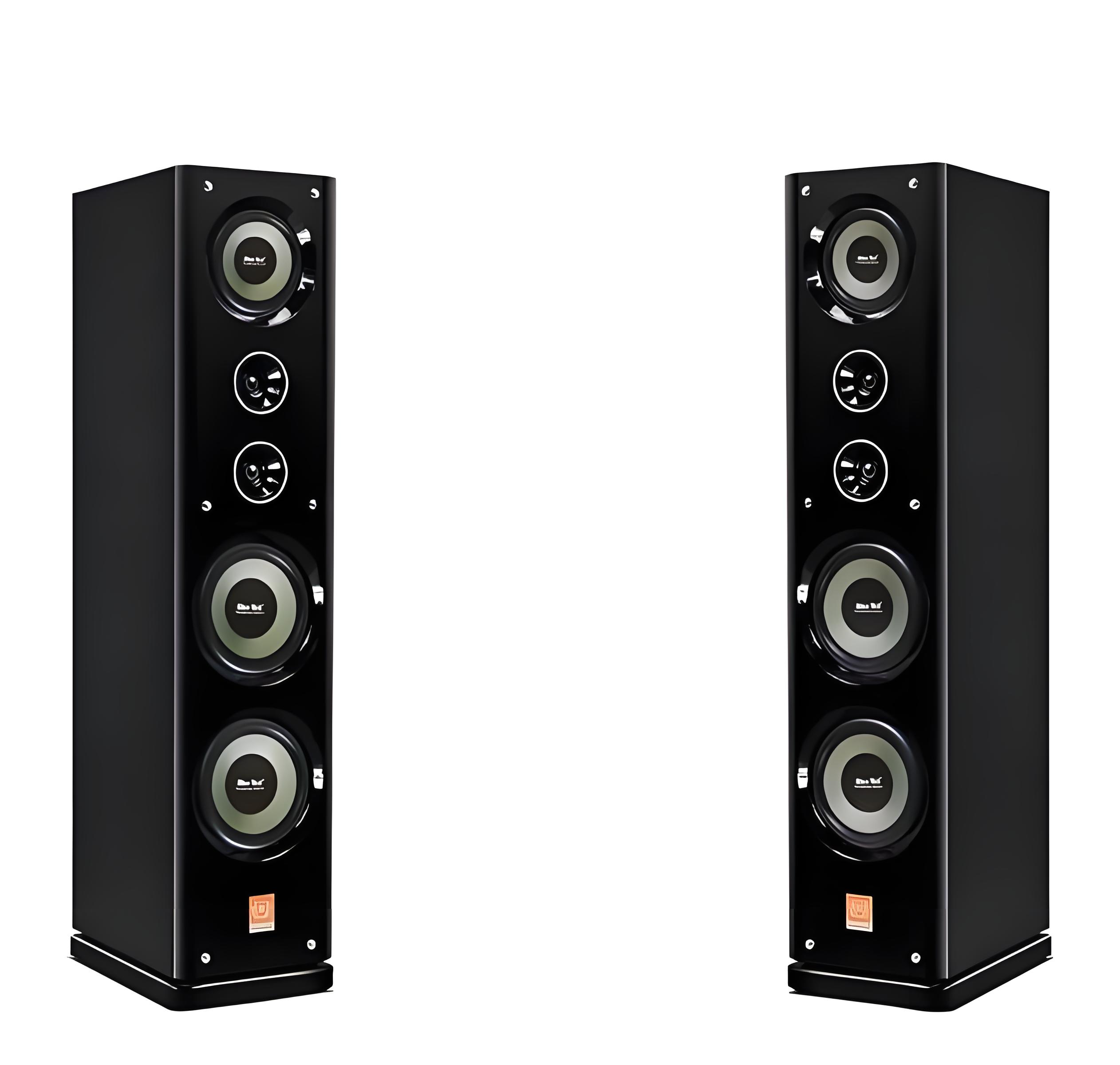 Home Bar And Theater - High-End 8-Inch Dual Floor-Standing Hifi Speakers