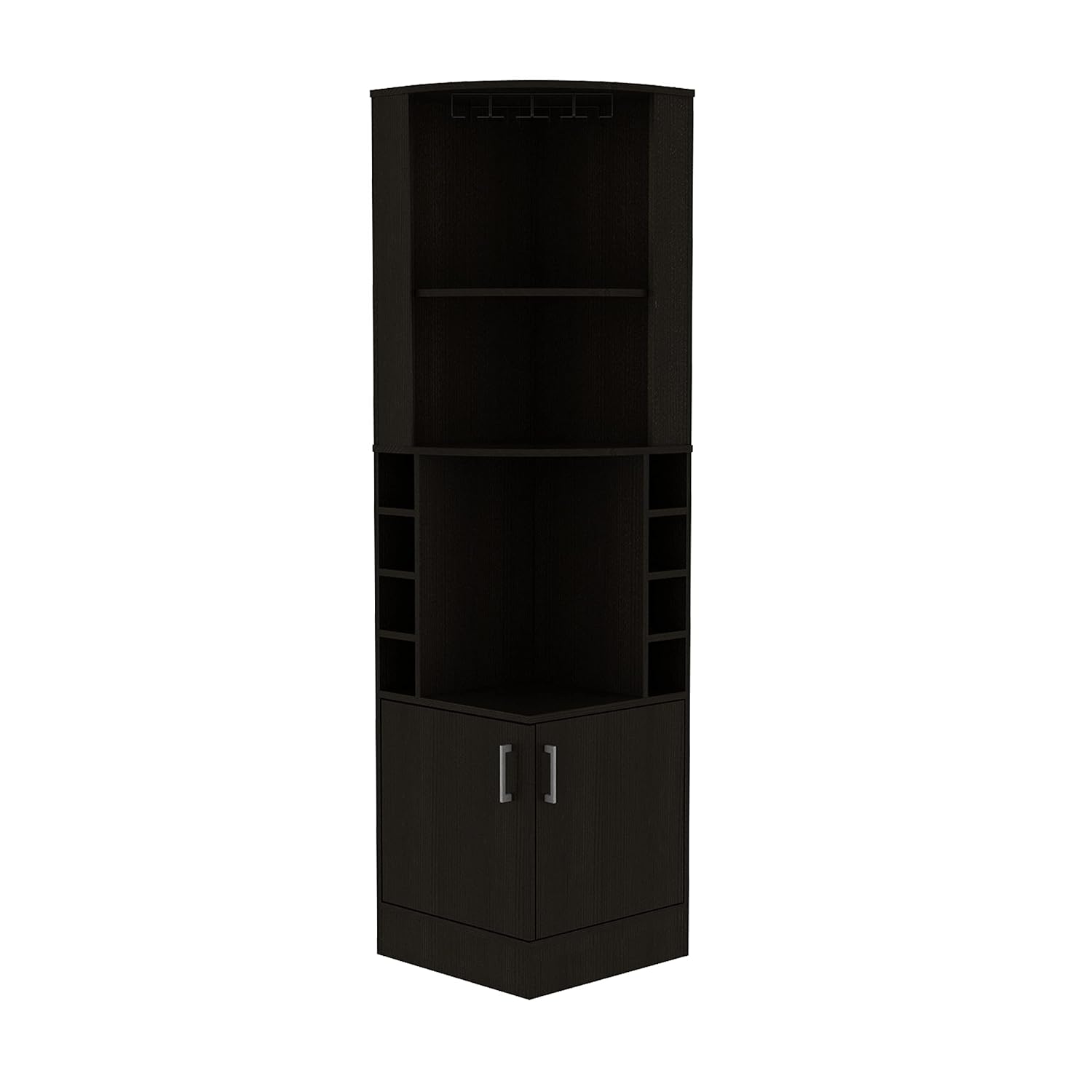 Corner Bar Cabinet with 2 Shel - Home Bar Shelves 评论和价格