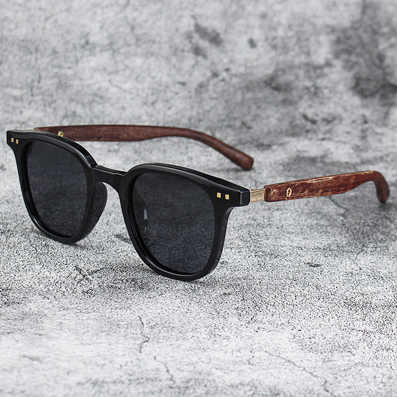 Trendy Men Vintage Wooden Fram - Old Fashioned Glass 评论和价格