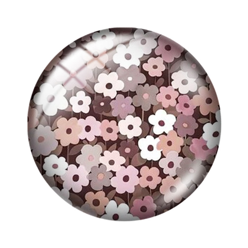 Retro Floral12/18/20/25mm glas - Old Fashioned Glass 评论和价格