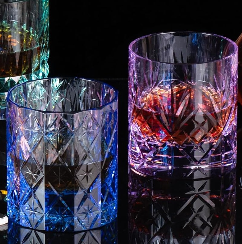 7 Oz Hand Cut K9 Crystal Whisk - Old Fashioned Glass 评论和价格