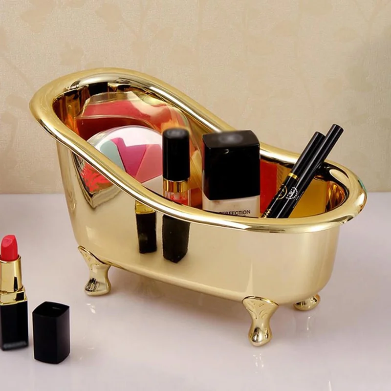 Mini Bathtub Soap Jewelry Stor - Bar Cart Gold 评论和价格