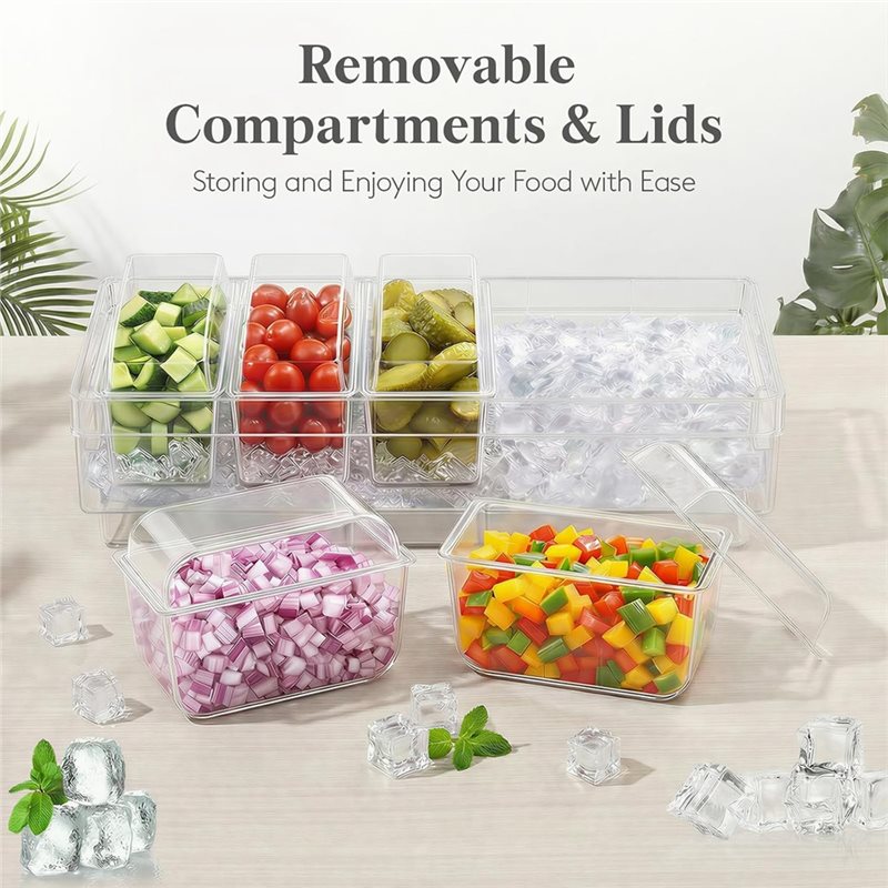 A27F-For Bar Supplies Taco For - Garnish Tray Set 评论和价格