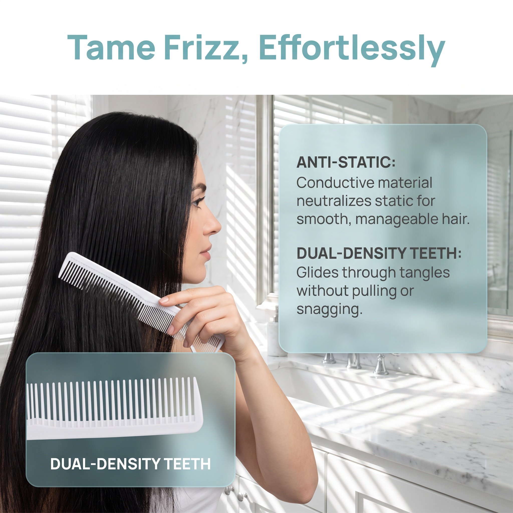 Double Side Anti-Static Hair C - Home Barber 评论和价格
